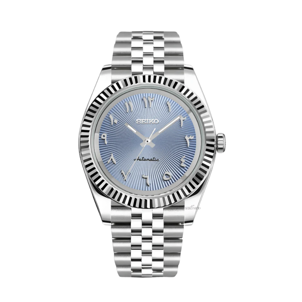 Seiko Arabic Bleu Clair