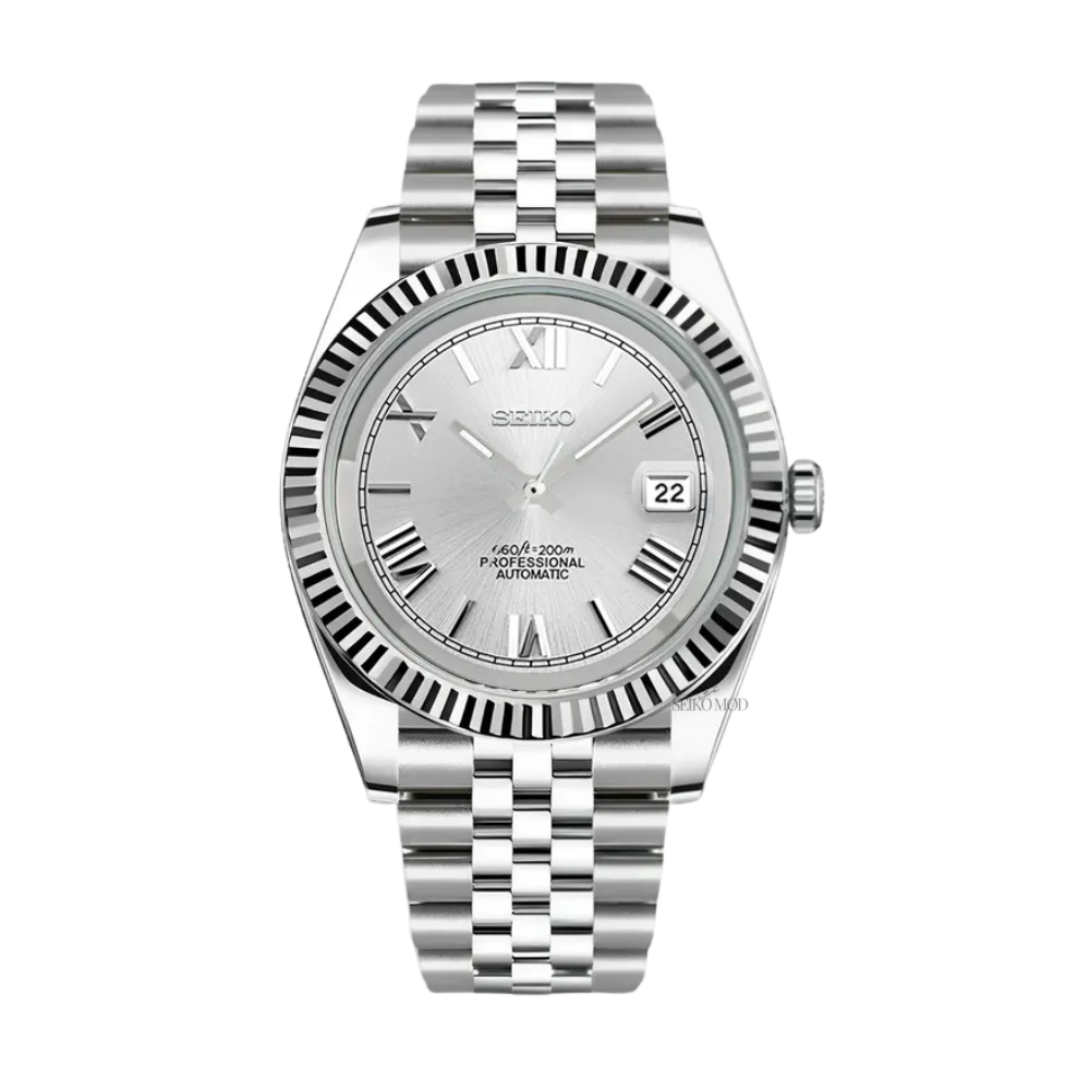 Seiko Silver Roman